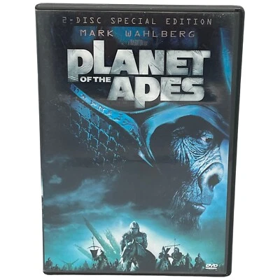 Planet of the Apes (2-Disc DVD, 2001, Widescreen, Special Ed) Mark Wahlberg - Image 1 of 3