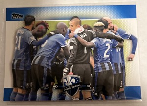 2017 Topps MLS Soccer #178 Montreal Impact Team Card Blue Parallel #31/99