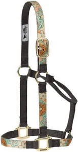 Weaver Adjustable Patterned Halter - Retro Flower - Picture 1 of 4