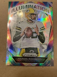 2017 Panini Prizm Illumination # 4 Aaron Rodgers Packers Silver Prizm - Picture 1 of 2