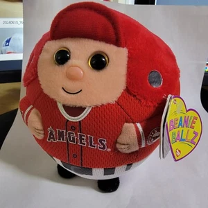 Ty Beanie Ballz MLB Los Angeles Angels jugador de béisbol 5" raro nuevo con etiquetas NUEVO - Imagen 1 de 1