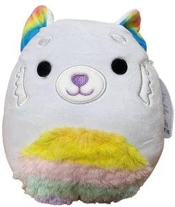 Squishmallow Priya 8 Inch Pastel Rainbow Belly Panda Rainbow Belly Ears NWT! - Picture 1 of 9