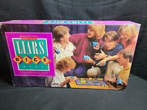 Liars Dice Game Milton Bradley 1987 Great Condition Vintage Party 100% Complete 