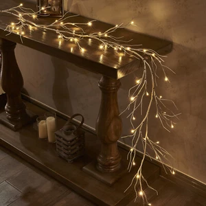 Hairui Birch Garland with Lights for Home Thanksgiving Christmas Decor - Picture 1 of 9