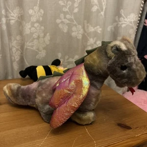 Vintage Retired Ty Beanie Classic Buddy SCORCH THE DRAGON Soft Toy Plush - Picture 1 of 6