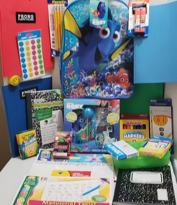 Disney Pixar Finding Dory Back To School Supplies Essential Bundle 21 Items - Image 1 of 4