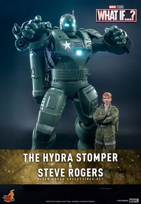 Sideshow Hot Toys MARVEL HYDRA STOMPER Y STEVE ROGERS ¡NUEVO! ¡Al por menor de $650! Foto 1 de 4