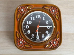 KIENZLE CHRONOQUARTZ KÜCHENUHR WANDUHR 60/70er Jahre Vintage - Picture 1 of 10