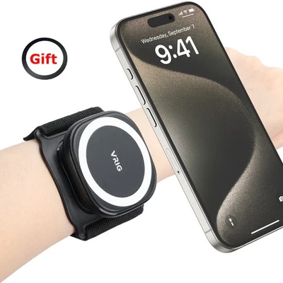 Running Mobile Phone Magnetic Quick Release Wrist Strap Bracket Universal Arm - Image 1 of 4