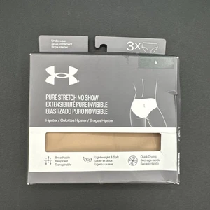 Under Armour Women’s Hipster Pure Stretch No Show Underwear 1 Pack Size Med NEW - Picture 1 of 11