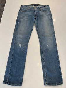 Levis The Original Jeans 542 Pencil Jean Womens 33x31 Medium classic Blue Denim - Picture 1 of 14