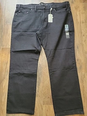 Jeans preto Mutual Weave The Athletic lavagem escura tamanho 50x32 grande e alto novo com etiquetas  - Imagem 1 de 4