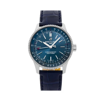 Breitling Navitimer Automatik Stahl Blau Armbanduhr 35mm A17395161C1P1 - Bild 1 von 4