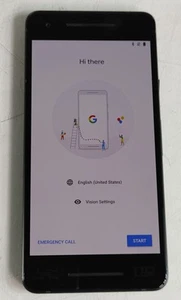 Google Pixel 2 G011A 64 GB Android 8.0.1 Negro Portadora Desconocida Teléfono - Imagen 1 de 7