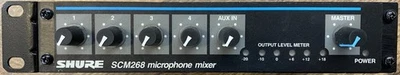 Shure SCM268 4-Channel Microphone Mixer - Image 1 of 4