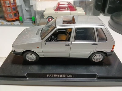 1:24 FABBRI QUATTRORUOTE FIAT UNO 55S 55 S MET. GRIGIO MIB - Immagine 1 di 4