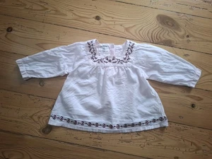 Bluse/Hängerchen, rosa, bestickt, H&M, Gr. 62 - Bild 1 von 1