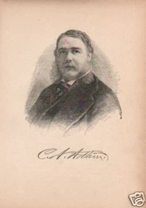1888 = USA Presidents = A. CHESTER = Antiker Druck = Old ENGRAVING - Bild 1 von 1