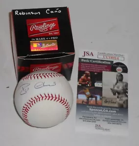 Ex Yankees Robinson Cano Signed Rawlings OMLB Baseball JSA CERT - Picture 1 of 2