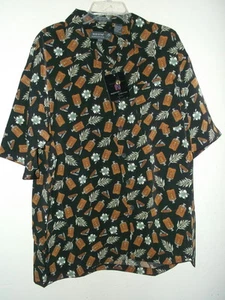 NEU MIT ETIKETT CAMPING THEMA HAWAIIIANISCHES SHIRT KANTINE & JACKENMESSER Größe S M L oder XL von NOVIN - Bild 1 von 4