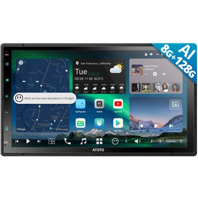 ATOTO XI0 Flagship 7" 2Din DAB+ Android Autoradio Car Play GPS 4G LTE 8+128G - Bild 1 von 4