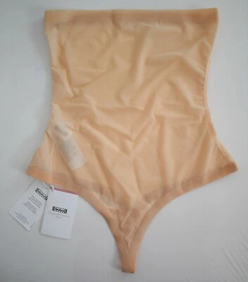 $145 NEW WOLFORD SHAPE & CONTROL Light Nude TULLE CONTROL STRING HIGH WAIST 40 - Image 1 of 4