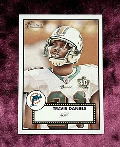 Travis Daniels 1952 Topps Heritage RC MINT Facsimile Auto Dolphins Jersey LSU SP - Picture 1 of 4