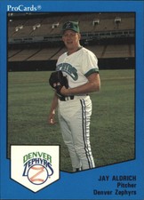 1989 Denver Zephyrs ProCards #42 Jay Aldrich