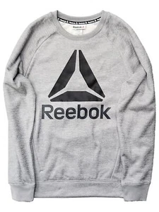 Reebok Boys Gray Crew Neck Sweatshirt With Large Reebok Logo XXL 18 - Picture 1 of 2