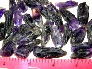 Amethyst crystals Zambia Africa Fenster crystals 1/4 pound lots 15-35 pieces - Picture 1 of 6