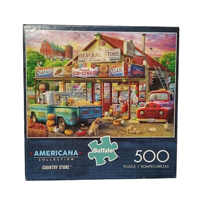 Rompecabezas Buffalo Country Store Old Town Family Rompecabezas 500 piezas Foto 1 de 4
