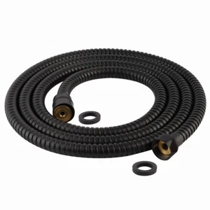 All Metal Shower Hose,90 Inch Stainless Steel Extra Long Shower Hose Replacement - Picture 1 of 9