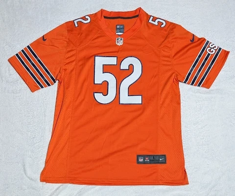 Khalil Mack Orange Nike Alternative Game Jersey Size L Cover