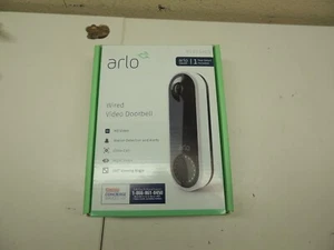 Arlo AVD1001-1CCNAS Wired Video Doorbell - Black. New Open Box Never Used - Picture 1 of 4