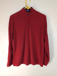Suéter Pullover Johnston & Murphy Para Hombre Cuarto Cremallera Modal Talla Mediana - Imagen 1 de 8