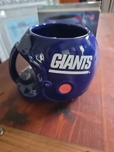 Casco de fútbol americano NFL New York Giants 1986 taza de café conceptos deportivos de colección oficial - Imagen 1 de 4