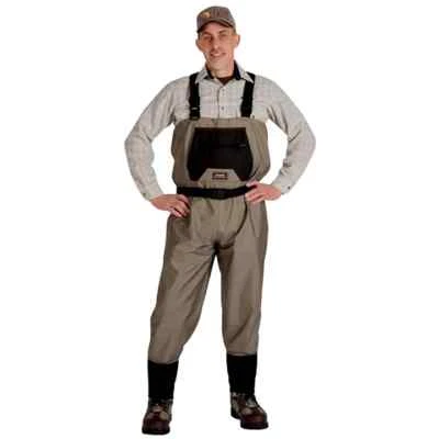 Caddis Men's Taupe Affordable Breathable Stocking Foot Wader, XL Long - Image 1 of 2