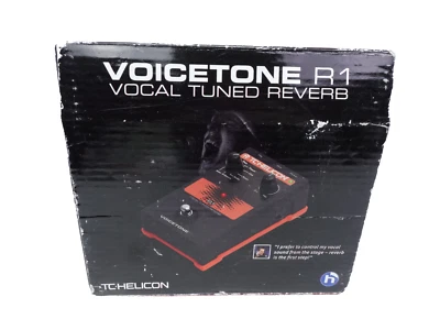 TC Helicon Voicetone R1 Vocal Tuned Reverb Vocal Effects Pedal P-24183 - Image 1 of 4