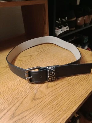 Cinto Feminino Nine West Preto Strass Tamanho M Casual  - Imagem 1 de 4