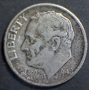 1948 Roosevelt Silver Dime - Picture 1 of 2