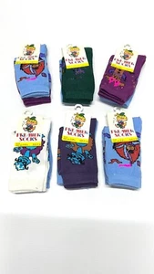 12 X children Ankle socks White Green Blue Purple Ankle High - Picture 1 of 1