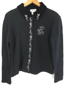 Cárdigan Suéter De Colección Disney Para Mujer L Lana de Cordero Bordado Mickey Envejecido - Imagen 1 de 16