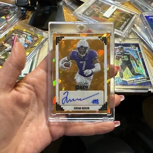 Jordan Hudson 2024 Leaf Metal Football Superfractor Prospect RC Auto #1/1 🔥📈 - Bild 1 von 10
