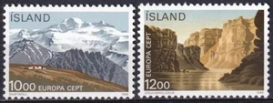 Islandia 1986 Yvert #601/02 Europa CEPT MNH VF - Imagen 1 de 1