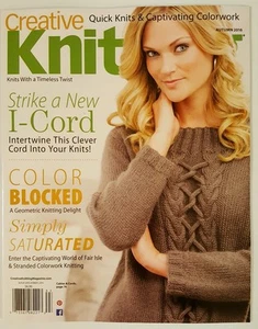 Creative Knitting Color Blocked I-Cord Quick Knits Autumn 2016 FREE SHIPPING JB - Picture 1 of 1