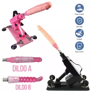 Sex Machine Automatic Gun Sex Toy Masturbator Portable Attachments UK Plug - Picture 1 of 13