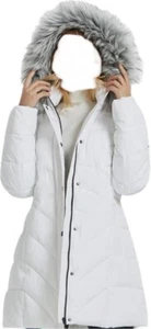 BINACL Women's Winter Warm Thicken Long Outwear Pockets Coat Parka Jacket (XXL) - Picture 1 of 3