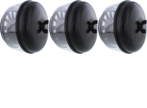 Bowl Pre-Cleaner Pack of 3 9Y9431 fits Caterpillar D3C III D3G D4C III D4G - Picture 1 of 7