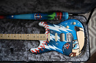 Custom Fender Stratocaster Guitar With Minnesota Twins Artwork By Adam Turman