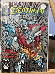 Marvel Comics Deathlok 1st Issue Collector's Item Signed by Denys Cowan Mint - Picture 1 of 3
